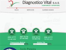 Tablet Screenshot of diagnosticovital.com